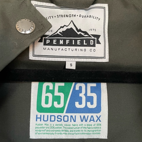 Madewell Penfield waxed rain utility jacket vassan coat mountain parka green - Picture 4 of 9